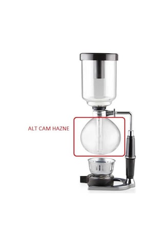 Sifon Alt Cam Hazne 3/5 Cups - Syphon Alt Cam Hazne 3/5 Cups