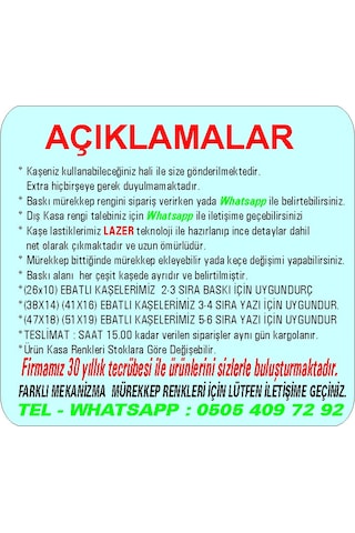 Trodat 9412 Cep - Firma - Ofis - Şirket - Doktor - Avukat Kaşesi N11.24879