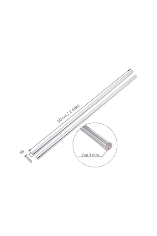 Paslanmaz Çelik Çubuk Yuvarlak Krom Mil 3 Mm 438454423
