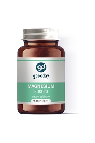 Goodday Magnesıum Plus S/g Bısglısınat Sitrat & P5p 60 Kapsül Takviye Edici Gıda