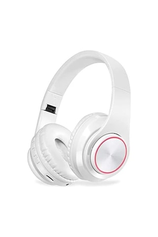Mercitech B39 Bluetooth 5.0 Kablosuz Işıklı Katlanabilir Kulaküstü  Kulaklık