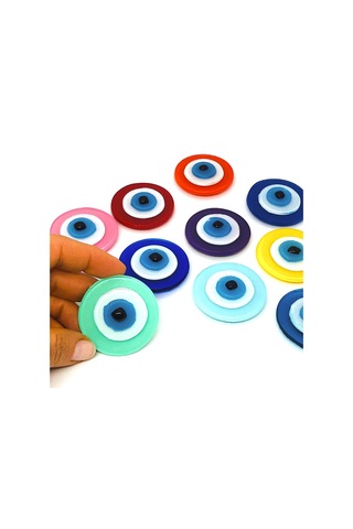 Yeşil Cam Nazar Boncuklu Magnet