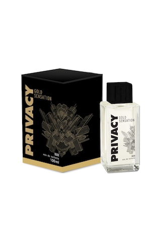 Privacy Gold Sensation Erkek Parfüm Şeffaf Şişe EDT 100 ML