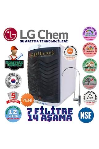 Lg Chem Gold Byz Shy Montajdahil 12lt 7fl 14aşama Su Arıtma Cihaz