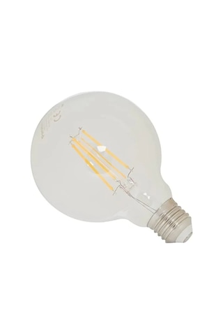 E27 Led Filament Lamba, Sarı Işık 2700k , 7w, 806 Lümen, G95 -