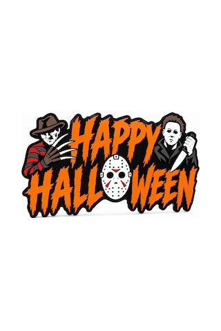 Happy Halloween Dekoratif Masa Ve Duvar Süsü Cadılar Bayramı Parti Dekoru 09538711