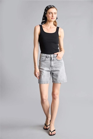 Defacto Jean Bermuda Şort H0663ax26hsnm55 Gri-nm55