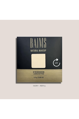 Baims Eyeshadow Yeniden Dolum Göz Farı 10 Ivory