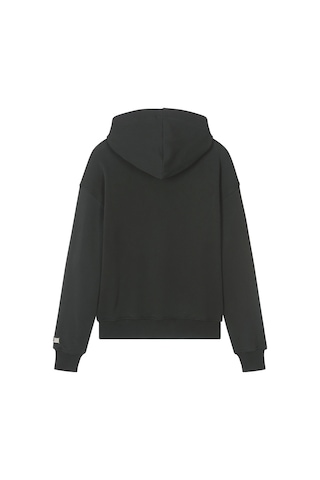 Msgm Çocuklar Için Logo Baskılı Pamuklu Kapüşonlu Sweatshirt - Koyu Gri