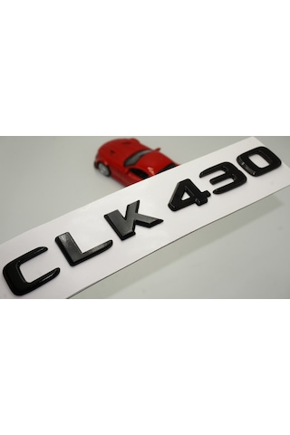 CLK 430 Bagaj Parlak Siyah ABS 3M 3D Yazı Logo