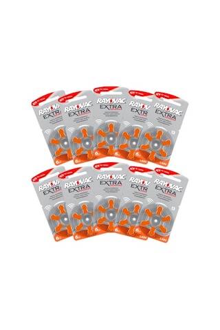Rayovac Extra Advanced 13 Numara Blister İşitme Cihazı Pili 6 x 10'lu