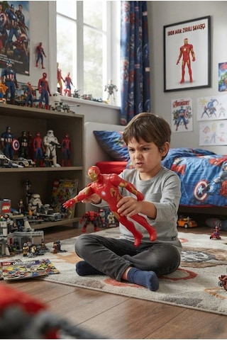 TıfılToys Iron Man Zırhlı Savaşçı Detaylı Koleksiyon Figürü 16 Cm Işık Özellikli Figür Oyuncak