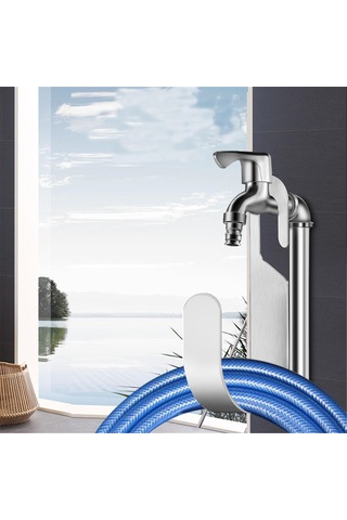 Vkemall Stokastik Çelik Delme Yok Su Hortumu Rafları: Bahçe, Garaj İçin Ağır Duty Asma Tipi Organize Edici Tutucu Al-374