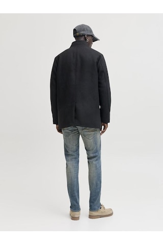 Jack & Jones Jack&jones Jjedetroıt Coat Styd Aw25 Erkek Kaşe Kaban Siyah