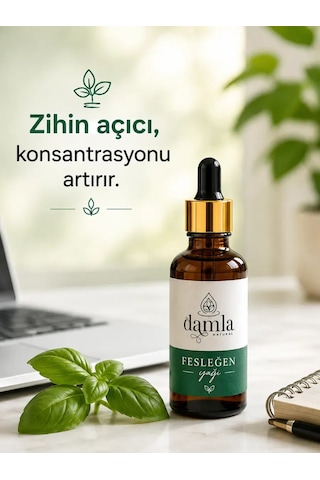 Biodamla Natural Fesleğen Yağı 10 Ml