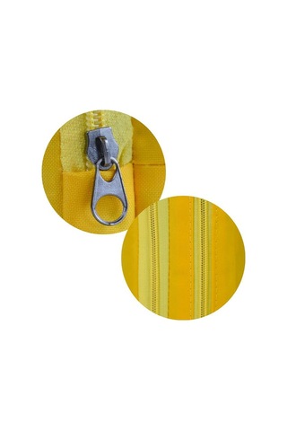 Tebag İki Gözlü Sarı Kalem Çantası Sarı