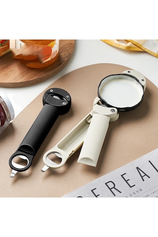 Çok Karakteristik Manyetik Şişe Açacağı-siyah Siyah