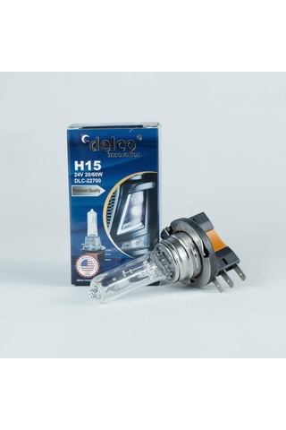 Delco U.s.a H15 Halogen Ampul 24 Volt 20/60w Pgj23t-1 10 Adet