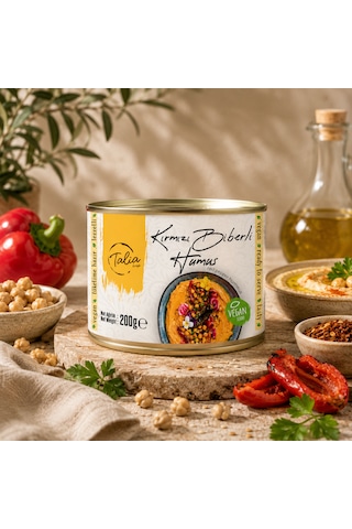 Talia Köz Biberli Humus 200g Teneke