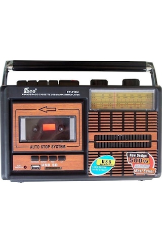 Asus FP-319U Nostaljik Usb Sd Fm Kaset Çalar Radyo
