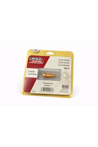 Lincoln Electric W03x0893-25a Plazma Elektrodu Kp2844-1 5 Adet