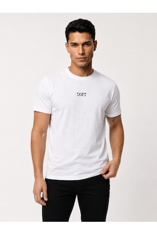 LOFT Regular Fit Erkek Tshirt K.kol Lf2042728 Q1.v1 Beyaz