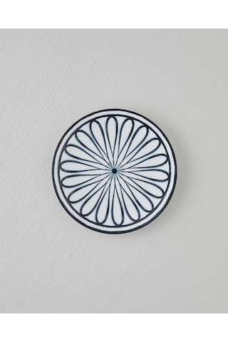English Home Monarch Porselen Pasta Tabağı 19 Cm Siyah - Beyaz Siyah - Beyaz
