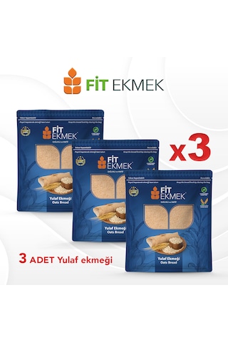 Fit Yulaf Lavaş Ekmeği 3'lü