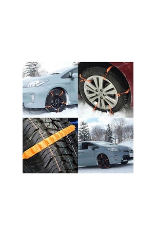 Yeni Nesil Tak Çıkar Pratik Kar Zinciri Lastik Zinciri 8'Li