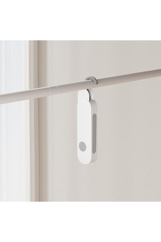 Sones Yedi Delikli Çok Fonksiyonlu Seyahat Katlanabilir Çamaşır Kurutma Askısı Gri Beyaz Diğer