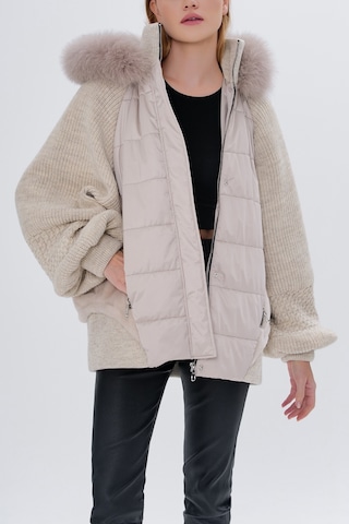 Valmenti Kadın Kürk Bej Mont 616 5194 Bn Kurk Sk24/25 Bej Bej