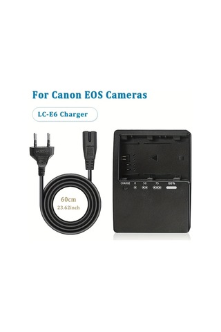 Xuweiwei Edekoy Lc-e6 Ab Tak Lc-e6 Sarj Cihazi Canon Eos Kameralar Icin 100-240v Genis Voltaj Ac Adaptoru Avrupa Fisi Kompakt Tasarim