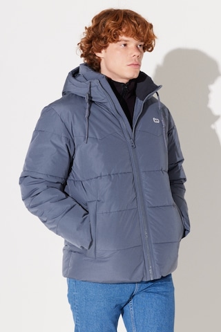 Lee Kapüşonlu Regular Fit Mavi Erkek Şişme Mont L88Bnya66 L88Bnya66 Mavi
