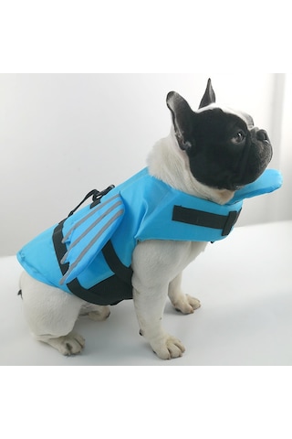 Suntek Saplı Köpek Can Yeleği Plaj Tekne Gezisi Için Mavi-s