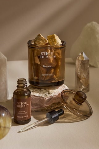 Karaca Home Stone Theraphy Kristal Koku Taşı Seti Balance Lavanta