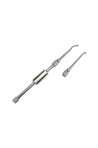 Skycity Dental Metal Korumalı Diş Kraniği Çıkarıcı - 4 Vitesli Manuel Ayarlanabilir, Ce Sertifikalı, Kırmızı