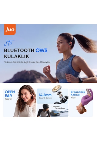 Juo JT3 Bluetooth 6.0 Kancalı Kulak İçi Kulaklık