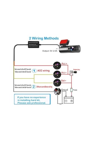3 Metre Type-c Araba Hardwire Güç Kablosu 12/24v-5v Dönüştürücü Otomobil Uyumlu Sürekli Güç Kaynağı, Park Modu Destekli Düşük Voltaj Korumalı Gizli Montaj Step-down Kablo