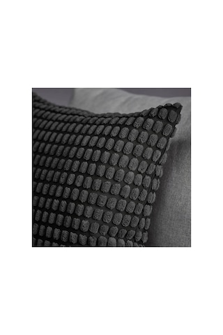 Ikea Svartpoppel Yastık Kılıfı 65 X 65 Cm Siyah Gri Siyah - Gri