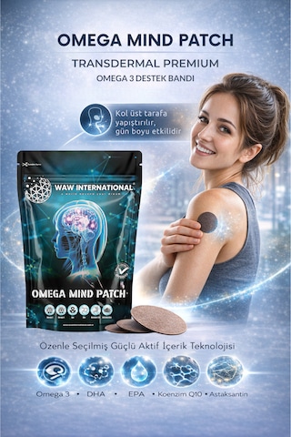 Omega Mind Bant - Hafıza Ve Odaklanma İçin Omega 3 Desteği, Beyin Fonksiyonlarını Güçlendirici Bant