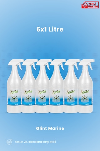 Glint Marine Deniz Araçları Temizleyici 6x1 Litre 6'lı Set
