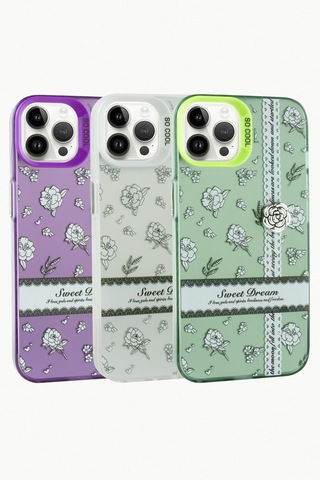 Apple iPhone Uyumlu 12 / 12 Pro Gül Lüx Sweet Silikon Kılıf