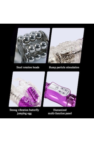 Fortunelane 36 Frekanslı Kadın Masaj Aleti - Usb Şarjlı, G Noktası Uyarıcı, Çok Renkli Çok Renkli