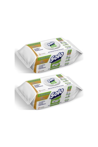 Solo Yüzey Temizlik Havlusu - 100 Yaprak Beyaz Sabun Ferahlığı 2'li Set