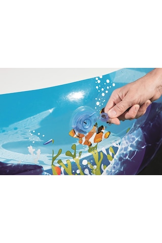 Bestway Desenli Oval Şişme Havuz