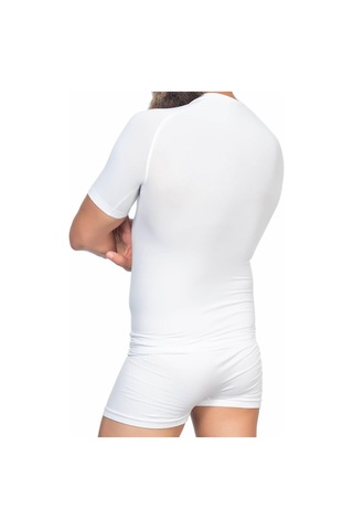 Moon Wear Beyaz Mı Emay E1010 Yarım Kol Erkek Korse Atlet Beyaz