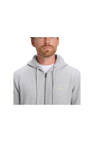 Quiksilver Quıksılver Zıp Hood Chest Logo 6494 Gri