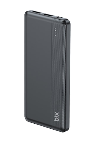 Bix Bxpb108 10000mah Çift Usb-a Çıkışlı Portatif Powerbank Siyah