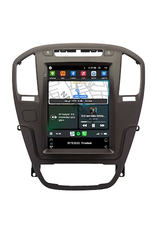 Opel Insıgnıa 2009-12 Tesla Kahverengi Uyumlu Androıd Multimedya Gerçek 2/32 Kablosuz Carplay Geri Görüş Kameralı 10"