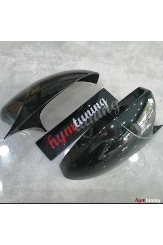 Renault Clio 5 Yarasa Ayna Kapağı - 2020+ - Piano Black